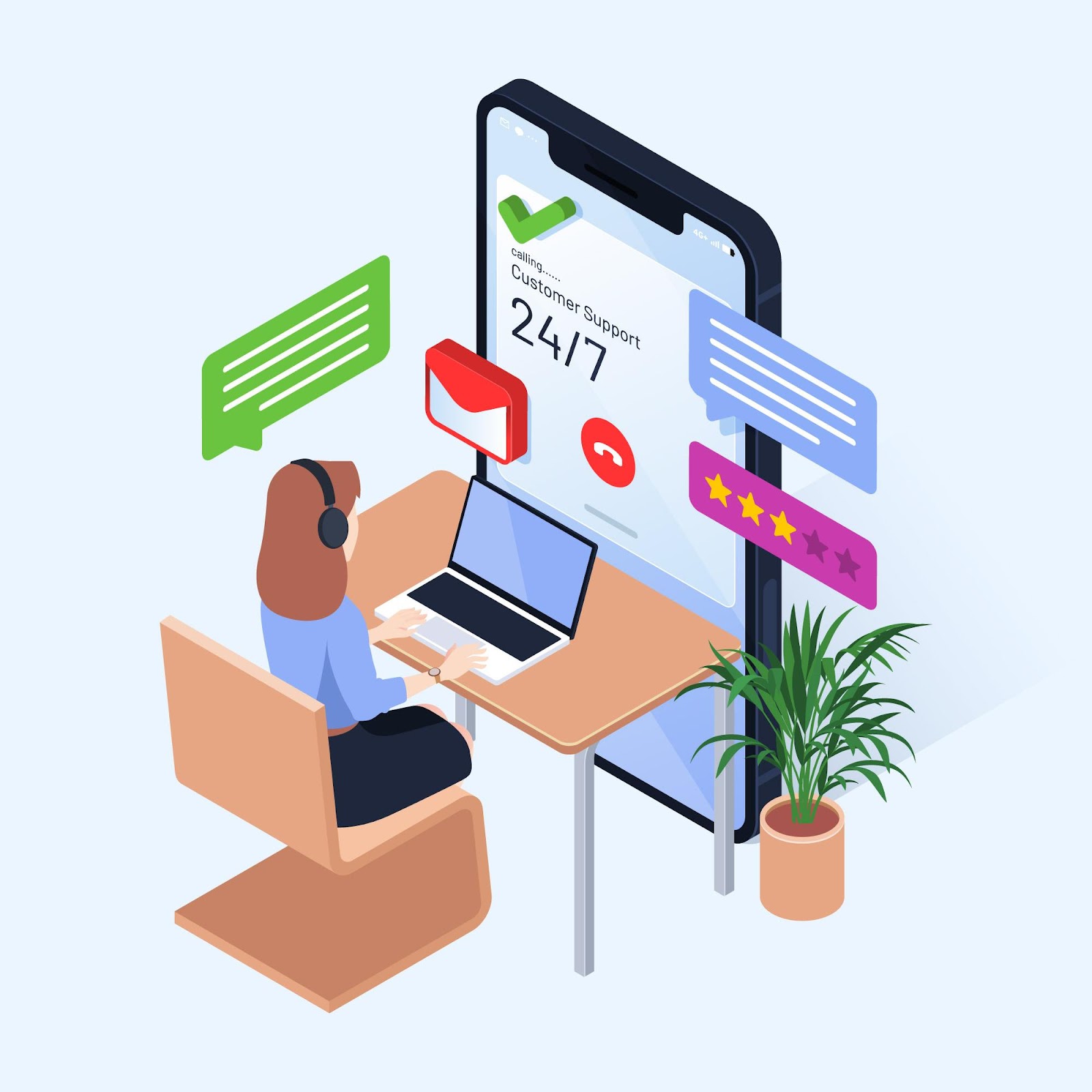 Customer Service illustration